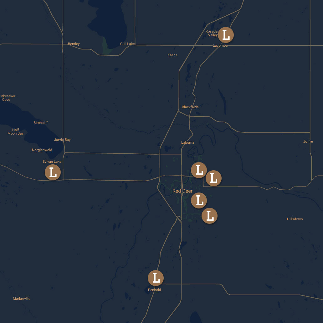 Map of Laebon Communities Locations
